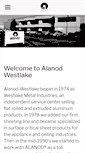 Mobile Screenshot of alanod-westlake.com