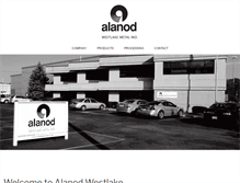 Tablet Screenshot of alanod-westlake.com